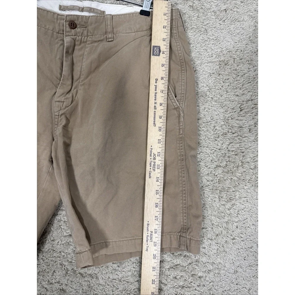 VTG Polo Ralph Lauren Men's‎ Flat Front Chino Shorts Size 34 Embroidered RL 067